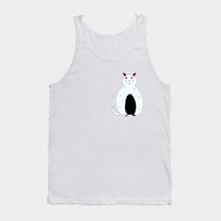 Fat Funny Cat Tank Top